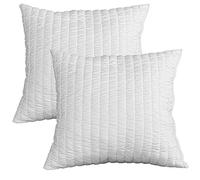 Evergreenweb - Coussins Canapé moderne, Paire de coussins en mousse à mémoire de forme, excellents pour les cervicales douloureuses (50x50 cm)
