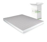 EVERGREENWEB® Matelas pliable en memoire de forme 160x190 Hauteur 14 cm pour canapé lit ou lit d'appoint, revêtement Blanc hypoallergénique, Très Respirant, certifiés Oeko-Tex, Fermeté Moyenne, DAYBED