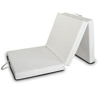 EVERGREENWEB Matelas Pliant 80x200 H 9 cm Matelas d'Appoint Pliable en 3 Parties, Mousse Extra Épaisse, Housse Amovible Lavable, Cube Intervertébral, Matelas Pliable pour Adulte 1 Personne, FUTON EASY