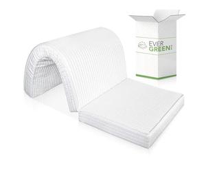 EVERGREENWEB Matelas pour canapé 80x190 cm lit pour Banquette B.Z. 10 cm de Hauteur, revêtement Blanc hypoallergénique, Matelas d'appoint Pliant en Mousse, Bed Sofa