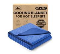 Everlasting Comfort Couverture rafraîchissante pour dormeurs Chauds - Couverture d'été Double Face en Bambou - Refroidit la température du Corps jusqu'à 10 degrés en Moins de 5 Minutes - Couverture