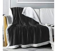 Everlasting Comfort Plush Sherpa Fleece Blanket - Dual Sided, Reversible Sherpa Throw Blanket - Warm, Comfy, Ultra Soft Throw Blanket