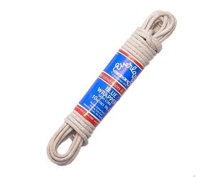 EVERLASTO Blue Wrapper Cordon en Coton ciré de qualité fabriqué au Royaume-Uni n°2 (6 mm) x 10 m