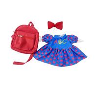 EverPinger 3 Pièces Tenue Oie de Jardin Costume Statuaire Amusant Déco Pelouse Maison Ensemble Polyester Convient à la Fête Anniversaire Terrasse Patio