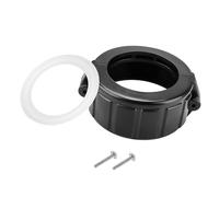 EverPinger Raccord d'Union Fendu pour Spa Bain Kit d'Assemblage avec Vis Adaptateurs Joint PP Solide Installation Rapide Adapté aux Réparations d'Équipement