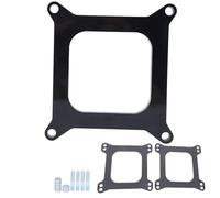 EVGATSAUTO Entretoise de Carburateur, Entretoise de Carburateur Phénolique 1/2" de Remplacement de Central Isolant pour Holley 4150 4160 Carburateur à Alésage Carré