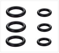 EVI Herrajes | 2 Caoutchoucs Protecteurs de Rechange pour Butée de Porte | Lot 3 Unités | Compatible avec le Mod. I-152/157T | Rechange D’Origine | Caoutchouc Noir En Silicone Naturel