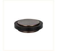 EVI Herrajes | Butée De Porte Adhésive | 45 x 12 mm | Caoutchouc Noir En Silicone Naturel | Laiton | Finition Rústico | Forte AdhéSion | 100% fonctionnel | Mod. I-20335X12RG