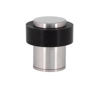 EVI Herrajes Butée de porte en acier inoxydable 24 x 35 mm Base filetée vissée Finition mate Avec vis + cheville de fixation Modèle I-199/24X35-CBAM