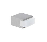 EVI Herrajes| Mini Butée De Porte AdhéSive| 20 x 14 mm| Caoutchouc Blanc En Silicone Naturel| Carré| Acier Inoxydabl| Forte AdhéSion| 100% fonctionnel| Mod. 197/20x14-BAM