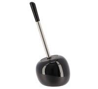 Evideco French Home Goods PISE Brosse WC sur Pied avec Support Noir