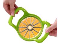 Évideur à Fruits Évideur à 12 Tranches Acier Inoxydable Robuste Poignée | Outil Coupe-Fruits Polyvalent Pour Maison Restaurant Appartement Ferme Camping Pique-Nique Barbecue Réceptio