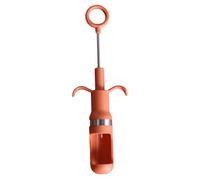 Évideur de dattes rouges dénoyauteur de jujube dissolvant de noyau de fruit conception de type de seringue portable efficace pour poire cerise jujube outil de cuisine de datte (Orange)