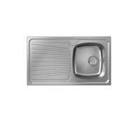 Evier 1 bac avec égouttoir S21 inox