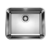 Évier 1 Cuve Blanco 518205 Blancosupra 500-U Acier Inoxydable Brossé Sans Bonde à Panier Automatique