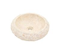 vidaXL Lavabo 40x12 cm marbre crème