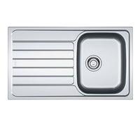 Franke Évier à encastrer Spark SKX611-86 45 cm Inox lisse avec siphon 006099