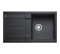 Evier à encastrer 50cm manuel anthracite avec siphon Blanco 513221 anthracite G