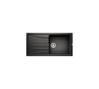 Blanco Évier à encastrer Sona XL 6S Silgranit - 1 cuve égouttoir réversible Noir