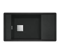 Évier à encastrer Fragranit 877 x 495 mm - Noir mat - Frames FSG 611-88 FRANKE
