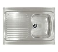 Evier monocuve inox SPX avec égouttoir 900 x 600 cm à poser MAN 711-900 FRANKE 082508