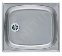 Évier - ALVEUS - Basic - Inox - 380x440 mm - Vidage manuel - 1 bac