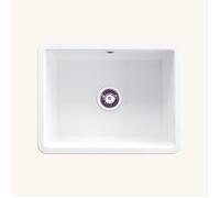 Évier céramique blanc Deante LUMI 1 bac 56x43 cm 430x462