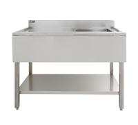 Monstershop Évier Commercial Inox 1 Cuve