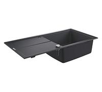 Grohe - Évier composite K400 avec garniture de vidage automatique, 100x50 cm, noir granite 31641AP0