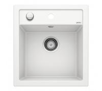 Evier DALAGO 45 PuraDur en Silgranit avec vidage automatique 46.5x51cm, Blanc (517160)