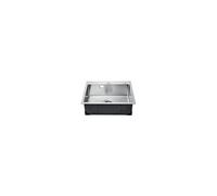 VEVOR Évier de cuisine 55 cm – Inox 304, cuve simple à montage par le haut avec accessoires