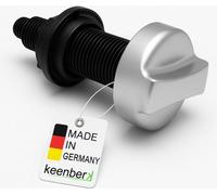 Evier de cuisine Excentrique Set de pièces de rechange - Capuchon chromé mat Ø 44 mm +rotative Ø 35 mm pour vannes excentriques