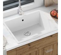 Évier de cuisine Granite Évier en granit Style moderne Bassin stylé vidaXL vidaX
