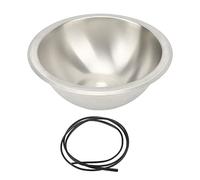 Évier de cuisine rond en acier inoxydable 304 pour camping-car et camping Motif cactus Installation facile, parfait pour la cuisine en plein air et les petites maisons