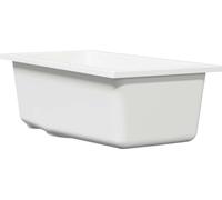 vidaXL Évier de cuisine Blanc 21 x 44 x 14 cm Granite