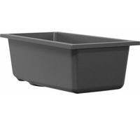 vidaXL Évier de cuisine Gris 21 x 44 x 14 cm Granite