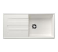Évier de cuisine Zia XL 6S Silgranit Blanco - Finition Blanc