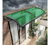 Évier de drainage extérieur pour patio, porche, terrasse en polycarbonate avec support en aluminium, idéal pour les portes, les entrées et les espaces extérieurs