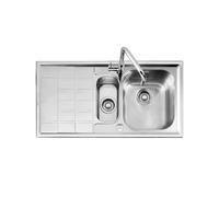 Évier Double cuve Barazza Rectangulaire 100 cm B_Level 1LLV100/S Acier