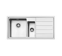 Évier Double cuve Smeg Rectangulaire 100 cm Universel Mira LFT102D Acier