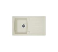 Evier encastrable STRADOUR ARENA 1 cuve SMC 86x50 cm blanc mat réversible