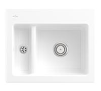 Évier encastrable Villeroy et Boch Subway 60 XM 678000R1, 620 x 510 mm, blanc la céramique alpin CeramicPlus