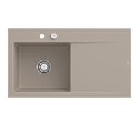 Villeroy & Boch V&B Évier Subway Style 50 gauche, avec garniture vidage, excentrique, Alm. C-plus Quantité:1