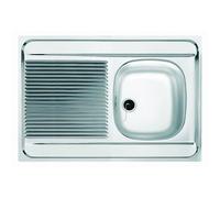 Evier monocuve inox MAN711-800 avec égouttoir 800 x 600 cm à poser FRANKE 013953