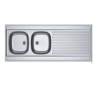 Evier inox à poser SPX 2 cuves avec égouttoir 1400 x 600 cm MAN 721-1400 FRANKE 901420