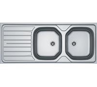 Évier inox double à encastrer FRANKE - REN 621 2C/1EGT - 1160X500 mm - 898311