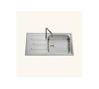 Evier inox mini structure BRAVA 1 grand bac 1 égouttoir