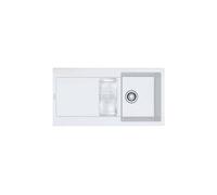 Évier Maris Fragranit + encastrer MRG651 Blanc Artic 970 x 500 mm FRANKE