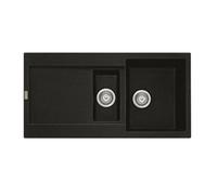 Franke Évier à encastrer Maris Fragranit+ MRG651 Onyx 970 x 500 mm avec siphon