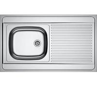 Evier monocuve inox MAN711-1000 avec égouttoir 1000x600cm à poser - FRANKE - 013939